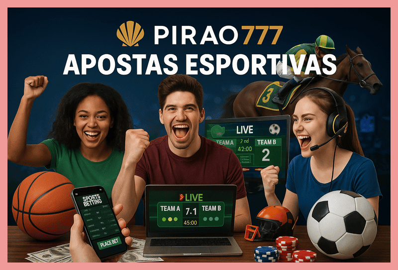 Aposte em apostas esportivas no cassino online PIRAO777